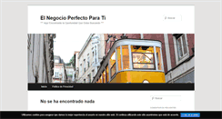 Desktop Screenshot of elnegocioperfectoparati.net