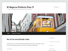 Tablet Screenshot of elnegocioperfectoparati.net